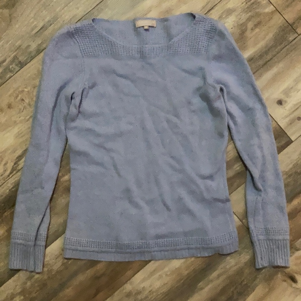 Beautiful Blue Wool Blend sweater size M